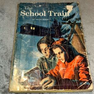 The School Train by Helen Acker 1st Printing Vintage Hardcover 1965